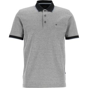 OLYMP Polo Casual, modern fit polo, zwart -  Maat: S