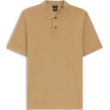 BOSS Pallas regular fit polo, pique, midden beige
