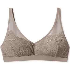 SCHIESSER Modal & Lace bh (1-pack), dames zachte beugelbeha racerback beige