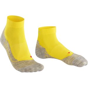 FALKE RU4 Endurance Short heren running sokken kort, geel (sulfur) -  Maat: 46-48