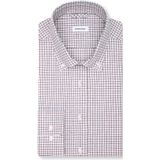 Seidensticker slim fit overhemd, popeline, grijs geruit