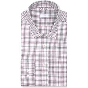 Seidensticker slim fit overhemd, popeline, grijs geruit