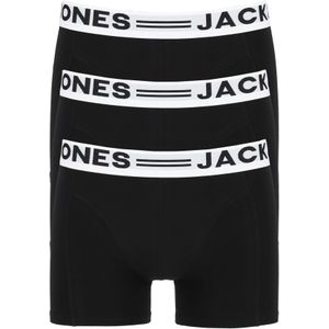 Jack & Jones heren boxers Sense trunks (3-pack), zwart