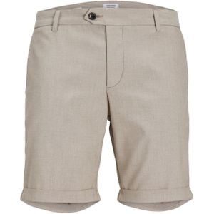 JACK & JONES Connor Shorts regular fit, heren chino korte broek, beige -  Maat: M