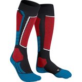 FALKE SK2 Kniekousen - Zwart - Merinowol-mix - Medium Demping