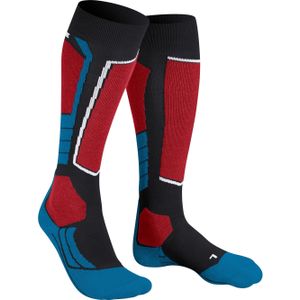 FALKE SK2 Kniekousen - Zwart - Merinowol-mix - Medium Demping