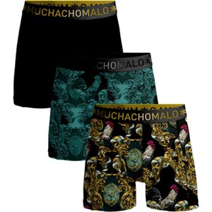 Muchachomalo boxershorts, heren boxers normale lengte (3-pack), Man Rooster -  Maat: XXL