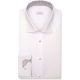 Seidensticker - Businessoverhemd - Wit - Slim Fit - Lange Mouwen - Kentkraag