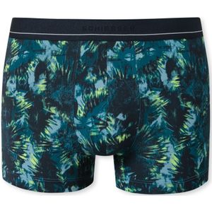 SCHIESSER Basic Micro boxer (1-pack), heren short kwaliteit gedessineerde jeans blauw
