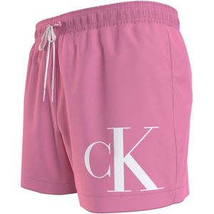 Calvin Klein Short Drawstring swimshort, heren zwembroek, roze -  Maat: S