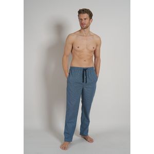 TOM TAILOR heren pyjama- of loungebroek, middenblauw geruit -  Maat: XL