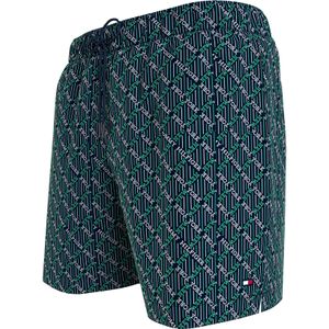 Tommy Hilfiger Medium Drawstring swimshort, heren zwembroek, groen dessin -  Maat: XL