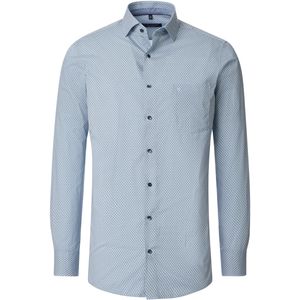 CASA MODA - Comfort Fit - Overhemd - Blauw - Popeline