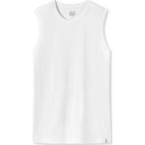 Schiesser - Long Life Soft - Onderhemd - White - Katoen Zijde Elastaan