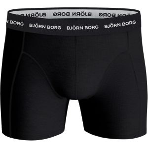Bjorn Borg Cotton Stretch boxers, heren boxers normale lengte (1-pack), zwart -  Maat: M