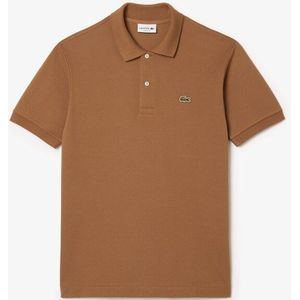 Lacoste Classic Fit polo, cookie lichtbruin