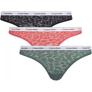 Calvin Klein dames bikini (3-pack), heupslip, multicolor -  Maat: M