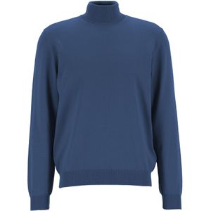 OLYMP modern fit coltrui wol, jeansblauw -  Maat: XL