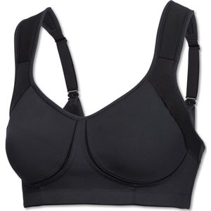 SCHIESSER Active bh (1-pack), dames sportbeha voorgevormde cups zonder beugel high support zwart