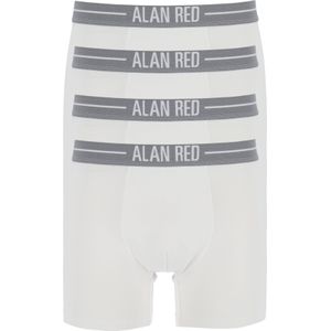 ALAN RED boxershorts (4-pack), wit -  Maat: L