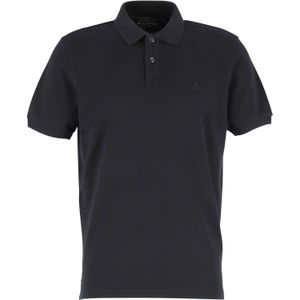 Marc O'Polo regular fit polo, heren poloshirt, zwart -  Maat: XXL