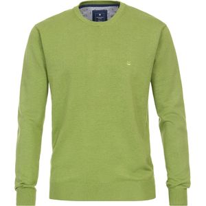 Redmond heren trui katoen, O-hals, groen (middeldik)