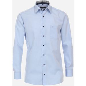 CASA MODA comfort fit overhemd, mouwlengte 7, popeline, blauw 42