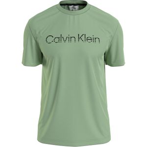 Calvin Klein Degrade Logo T-shirt, heren T-shirt korte mouw O-hals, groen - Maat: S
