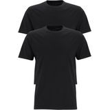 Ceceba heren T-shirts regular fit (2-pack), O-hals, zwart -  Maat: XXL