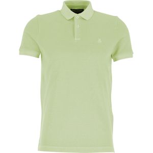 Marc O'Polo shaped fit polo, heren poloshirt korte mouw, lichtgroen