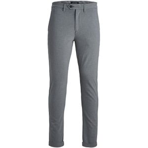 JACK & JONES Marco Connor Grey Mel loose fit, heren chino, grijs melange