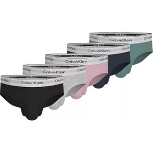 Calvin Klein Hipster briefs (5-pack), heren slips, zwart, grijs, roze, blauw, groen