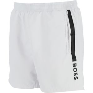 HUGO BOSS Dolphin swim shorts, heren zwembroek, wit -  Maat: M