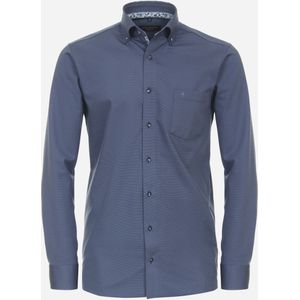 CASA MODA modern fit overhemd, dobby, blauw 38