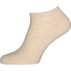 FALKE Family heren enkelsokken, beige (sand melange) -  Maat: 43-46