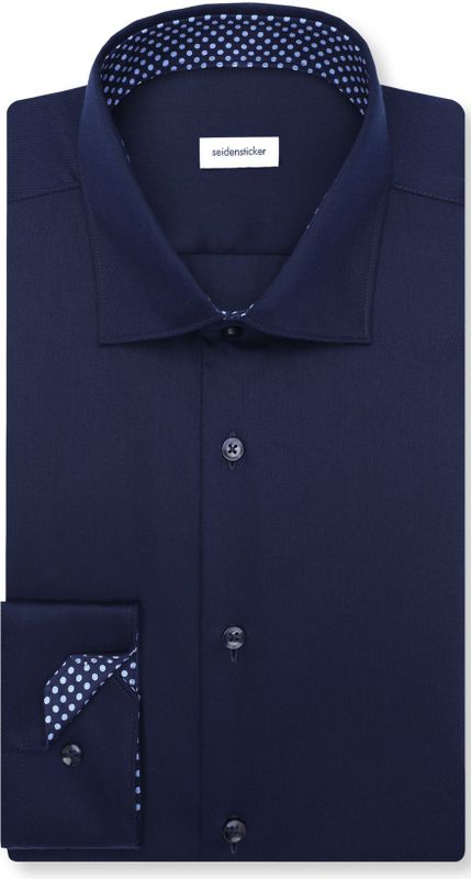 Seidensticker - 845539 - Chemise d'affaires - Blauw - Coupe ajustée