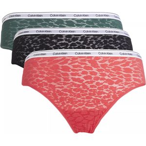 Calvin Klein dames bikini (ff) (3-pack), heupslip, multicolor -  Maat: XXL