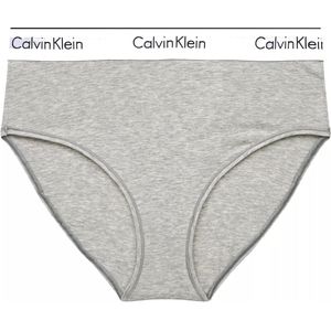 Calvin Klein dames high waist bikini (1-pack), tailleslip, grijs -  Maat: XL