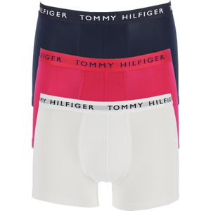 Tommy Hilfiger Recycled Essentials trunks (3-pack), wit, blauw en rood -  Maat: S