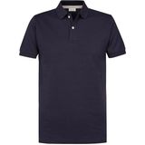 Profuomo slim fit heren polo, navy blauw -  Maat: S