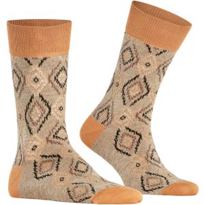 FALKE Ikat Spell herensokken, oranje (carrot)