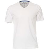 Redmond regular fit T-shirt, korte mouw V-hals, wit -  Maat: 5XL