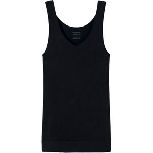 SCHIESSER Seamless Light dames tank top, naadloos hemd, zwart -  Maat: L