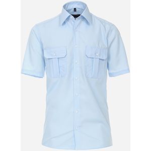 CASA MODA modern fit overhemd, korte mouw, popeline, blauw 50
