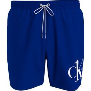 Calvin Klein Medium Drawstring swimshort, heren zwembroek, blauw -  Maat: L