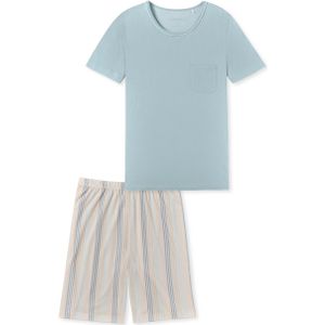 SCHIESSER Comfort Nightwear shortamaset, dames shortama met bluebird -  Maat: 42