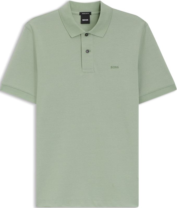 BOSS Pallas regular fit polo, pique, groen