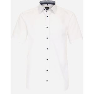 VENTI modern fit overhemd, korte mouw, popeline, wit 47