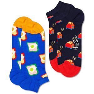 Happy Socks Toast Low Sock (2-pack), unisex sokken