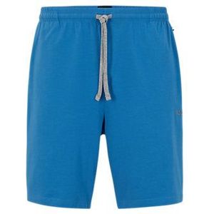 BOSS Mix&Match Short, heren pyjama- of loungebroek kort, middenblauw -  Maat: M